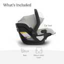UPPAbaby Mesa V3 Infant Car Seat - Easy Installation + SmartSecure Technology - Attaches to Stroller | Base + Infant Insert Included - Savannah (Grey Mlange) Manufacturing Date: 06/2025, Expiry Date: 06/2032