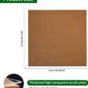 Lesnlok 2 Pieces 16x16 Acrylic Sheet1/8 Thick 3mm Plexiglass Sheet,for Sign,Craft,Photo Frame, DIY Display Projects (2, 16 x 16 x 1/8)