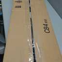 Blissun 9' Outdoor Patio Umbrella, Outdoor Table Umbrella, Yard Umbrella, Market Umbrella with 8 Sturdy Ribs, Push Button Tilt and Crank (Black & White Stripe)