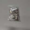 30pcs M6 Multi-Grip Rivet Nut, Pre-Bulbed Zinc-Plated Flat Head Shank Threaded Insert Nut Gold Finish Nut for Industrial Construction Fasteners