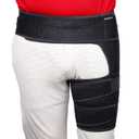 Hip Brace for Sciatica Pain Relief - Adjustable Neoprene Hip Brace for Women & Men with Thigh, Groin, Hamstring Compression Sleeve & SI Joint Support, Black