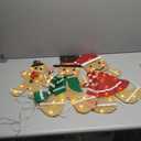 Light Up Gingerbread Man Christmas Decorations Outdoor, 53 LEDs Set of 3 Lawn Ornament, Outdoor Lighted Holiday Displays for Christmas Yard Decorations (Gingerbread Man)