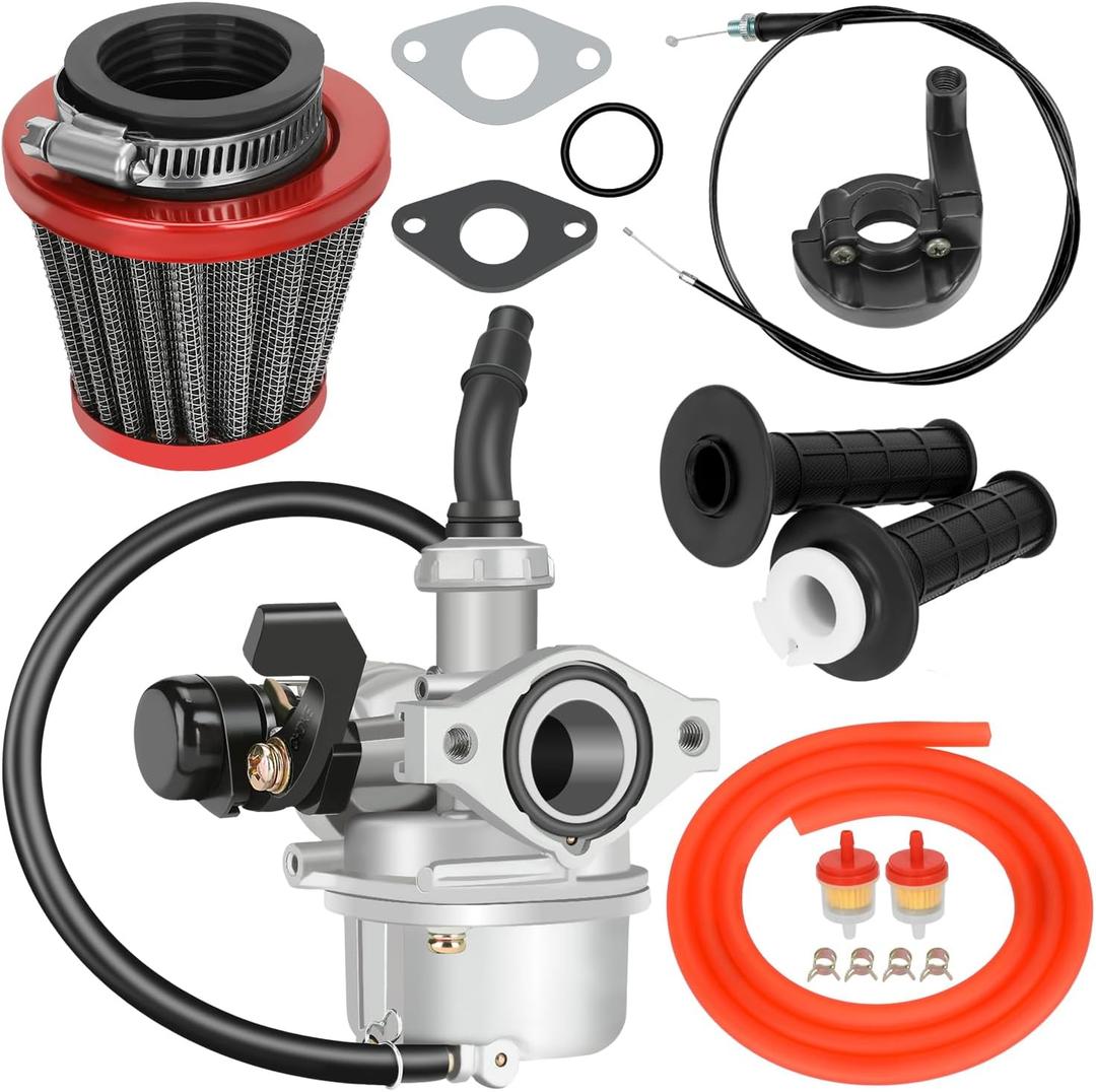 YOXUFA PZ19 Carburetor 19mm Carb for 110cc 125cc 50cc 70cc Pit Dirt Bike ATV Apollo TaoTao Baja Coolster SSR Xmotos X-Pro Thumpstar Chinese 4 Wheeler Quad 4 Stroke Parts