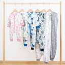 Baby Sleep Suit 1.0TOG Long Sleeve Wearable Blanket with Legs, Soft Sleeping Bag with Feet (Newborn to 24 Months)