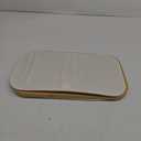 efluky Slim Laundry Basket with Lid, Narrow Laundry Hamper with Removable Bag, Skinny Dirty Clothes Basket with Bamboo Handles for Bathroom, Bedroom & Laundry Room, 75L Beige