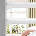 ALLZONE Tension Curtain Rod for Window, 2 Pack 83-123 Inches, Heavy Duty Curtain Rods No Drilling, Non-Slip Bathroom Shower Tension Rod, Renter Friendly, Adjustable, Spring Loaded, Extra Long, White