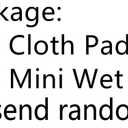 6pcs/Set Resuable Washable Incontinence Pads, Waterproof Organic Bamboo Resuable Menstrual Pads Sets, Including 5pcs Heavy Flow Cloth Mama Sanitary Napkins + 1pc Mini Wet Bag