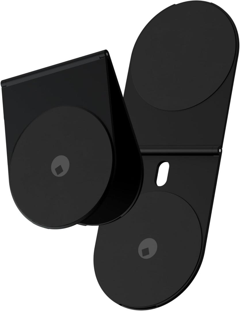 Rolling Square Edge Pro Tablet Kit - Mount and Phone Magnetic Holder, Smartworking & Productivity Stand Accessory, Compatible with MagSafe, Compatible with Any Tablet or Phone, Black (Black)