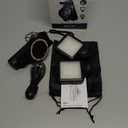 Magnetic Mini Selfie Stick for iPhone, 4 in 1 Portable Pocket Size Tripod for iPhone MagSafe/Android with Remote/Stepless Adjustable Fill Lights, Small/Compact Cell Phone Stand for Travel Vlog-Black