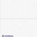 PrintWorks Professional Half Sheet Perforated Paper 8.5 x 11 - Perfect For W-2, 1099, & Statement Use - Made in the USA - 500 Sheets - 20 lb - A5 Paper - Printer Compatible - White (04116)