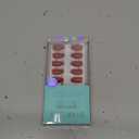 BTArtbox Press On Nails Short - Red Press on Nails Short Oval Nails Fake Nail with Nail Glue, Fit Perfectly, Reusable Glue On Nails in 16 Sizes, Cardinal