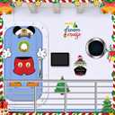 10 Pcs Christmas Cruise Door Magnets, Christmas Captain Mouse Cruise Door Decorations, Reusable Refrigerator Magnets for Cruise Ship Door Decorations