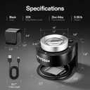 VIVOSUN 30X Rechargeable Loupe Magnifier with White LED Light and UV Light, Portable Magnifying Glass with Optical Glass Lens & Scale for Jewelry, Textile, Gems, Stamps, Coins and Plants