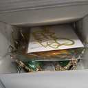 AMZVALU Crown Cake Topper, Green & Gold Crown Balls Happy Birthday Cake Toppers Candles Butterfly, Corona Para Pastel, Crown Cake Decoration for Women Queen Princess Party Wedding (Gold, Green)