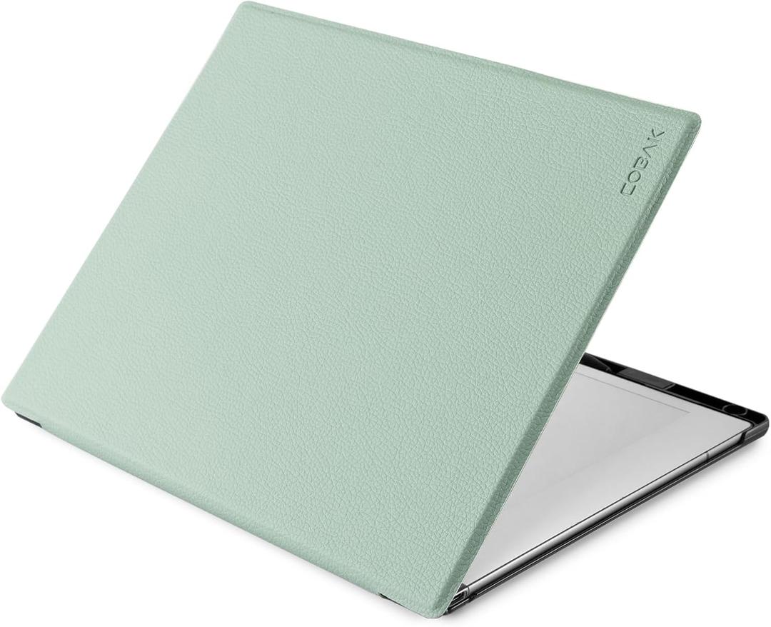 CoBak Case for Remarkable 2 Tablet - Lightweight and Hard Back Shell Protective Book Folio Cover with Built-in Pen Holder - Only for 10.3" 2020 Released (Sage Green)
