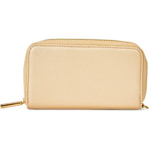Chelmon Women's Vegan Leather Clutch Wallet with Zip, Hand Strap, Large Capacity