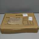 Astercook Deep-Carbonized Bamboo Cutting Boards for Kitchen with Wood Storage Stand, Reversible Charcuterie & Chopping Boards with Juice Grooves and Easy-Grip Handles, Knife-Friendly, Kitchen Gift