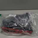 Women's Slip on Walking Running Shoes Blade Tennis Casual Fashion Sneakers Comfort Non Slip Work Sport Athletic Trainer (8, Black/Red)