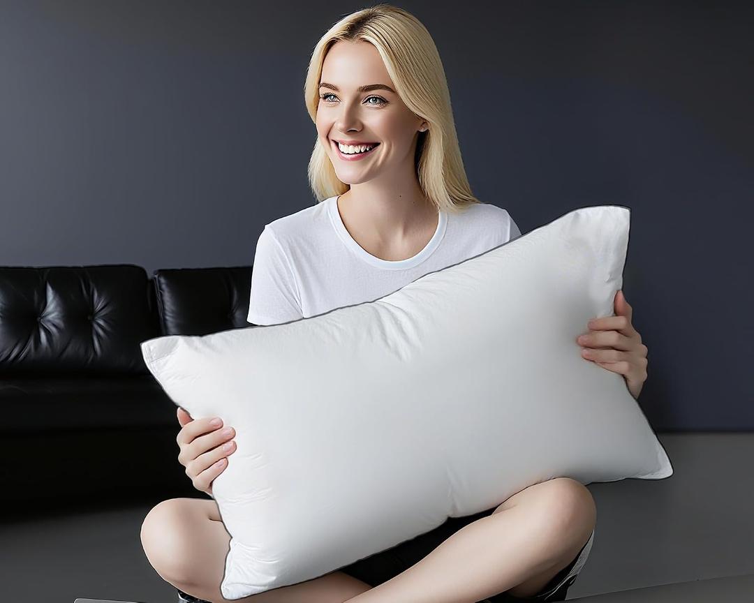 ANSSO Canadian Goose Down Pillows 1840+ Fill Power, King