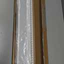 LazBlinds Cordless Cellular Shades for French Doors, No Drill French Door Blinds for Privacy, Blackout Light Blocking Honeycomb Shades for Sliding Doors Front Door Patio, 1 Pack, 25" W x 70" H, White