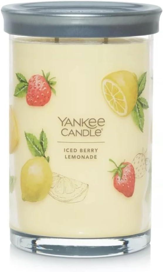 Yankee Candle, Iced Berry Lemonade Scented Candle, 20oz Classic 2-Wick Tumbler with up to 80 Hour Burn Time
