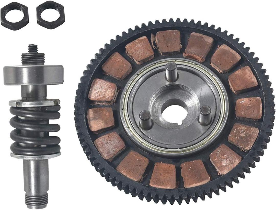 Mingdun 2-Stroke Motorized Bicycle Complete Clutch Bevel Wheel Assembly Bike For 49cc 66cc 80cc Gas Motorized Bicycle (Clutch disc with Clutch shaft)