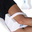Everlasting Comfort Memory Foam Leg & Knee Pillow for Side Sleepers - FSA/HSA Eligible Sciatica Pain Relief Leg Pillow for Side Sleeping - Adjustable Strap