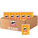 Pringles, Crisps, Lunch Snacks, Office and Kids Snacks, Grab N' Go, Cheddar Cheese (12 Cans), BB MAY142027