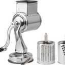Fantes Cheese Grater with Suction-Base and 2 Drums, The Italian Market Original since 1906