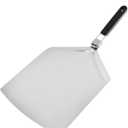 Stainless Steel Folding Pizza Peel, Large Pizza Paddle with Ergonomic Handle, Pizza Serving Shovel, for Pizza Accessories,