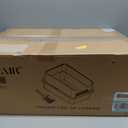 2PACK Stainless Steel Cat Litter Box with High Sides Lid, Extra Large XL Litter Box for Big Cats, Metal Kitty Litter Boxes with Anti-Leakage Enclosure,Non-Stick,Odorless,Scoop Included (2PK-Dark Grey)