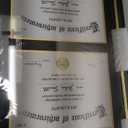 Yaetm Double Diploma Frame 14x20 with Mat for Two 8.5x11 Certificates/Degrees, Shatter-Resistant Real Glass, Acid-Free Black and Gold Mats, Black with Gold Rim Dual Diploma Frame for Graduation