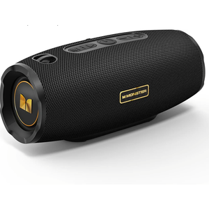 Monster S380 Bluetooth Speaker, Portable Speaker with 40W Stereo Sound, Bluetooth 6.0, 20H Playtime, TWS Pairing, Support AUX/TF Card, IPX6 Waterproof Wireless Speaker for Home, Travel, Outdoor