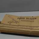 Stainless Steel Food Slicer,Manual Frozen Meat Slicer Beef and Mutton Roll Meat Cleavers Machine for Home Cooking of BBQ Hot Pot