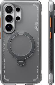 TORRAS Ostand Q3 Air for Samsung Galaxy S26 Ultra Case with 360 Magnetic Stand, Fit for MagSafe, Airbag Cushion, MilGrade Drop Tested, Shockproof Phone Case for S26 Ultra 6.9", Shadow Black