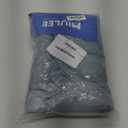 MIULEE Dusty Blue Linen Curtains 84 Inch Length 2 Panels for Bedroom Living Room, Soft Thick Linen Textured Window Drapes Semi Sheer Light Filtering Back Tab Rod Pocket Burlap Look Light Blue Decor