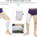 Catheter Leg Bag Holder 2 Count Fabric Catheter Sleeves Urine Leg Bag Holder - Urinary Drainage Bag Stay in Place Urine Bags for Legs Foley Catheter Bag Holder Strap for Men or Women Wheelchairs (M)