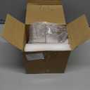 FoldTier 3 Pcs Cotton Ball Holder Dispenser Bathroom Set Cotton Ball Holder Swabs/ ball Storage Box 3 Grids Partition Cosmetics Storage Dispenser for Vanity Tray Candy Container Jar For Home(White)