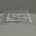 Pull-Out Fridge Drawer Organizer - Under Shelf Storage Bins for Refrigerator Organization for Fruits Vegetables, Cheese & Deli (Flat & Narrow)