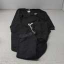 U2SKIIN Mens Henley Collar Pajama Set Long Sleeve Pajamas for Men loungewear Casual Sleepwear Pjs Set (X-Large, Black Grey Mel)