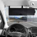 EcoNour Polarized Car Visor Extender Sun Blocker | Anti-Glare Car Sun Visor Extension | Sunscreen for Side Window | Sunshade Automotive Sunvisor Accessories for Interior Sun Protection