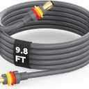 ELENDAR 9.8FT Starlink Mini Cable, 18 AWG Waterproof Replacement DC Power Cord, DC to DC Power Cable for Car RV Outdoor Power Station