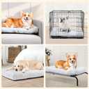 Amazon Basics Large Dog Bed for Crate, Washable Large Dog Mat for Pet Kennel, Anti-Slip, 42x28x4 Inches