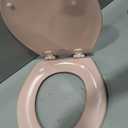 Bemis 500EC 063 Toilet Seat with Easy Clean & Change Hinges, 1 Pack Round, Venetian Pink