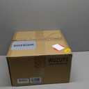 WUZUPS Rattan Boho Chandelier Rustic Farmhouse Industrial Round Coastal Hanging Pendant Light Fixture Wicker Lampshade for Dining Room Kitchen Island Foyer Entryway, H 19.6" x W 15.9", Gold