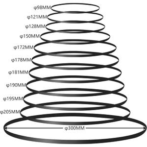 11 Pieces Turntable Belt for Project, Different Specifications Turntable Belt Replacement for Record Player