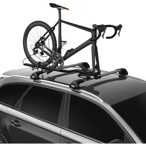 Thule TopRide Roof Mounted Bike Rack
TopRide Fork Mount Roof Bike Carrier with Thru-Axle & Disc Brake Compatibilit