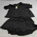 Ekouaer Pajamas Set for Women Short Sleeve Sleepwear Button Down Pjs Lounge Sets Soft Nightwear Medium