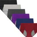 Nalwort Women's Menstrual Period Briefs Girl Ultra Soft Postpartum Cotton Panties Underwear (Color-m4), S