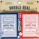 Jacent Double Deal 2 Pack Playing Cards with Bonus 5 Dice - 1 Set
